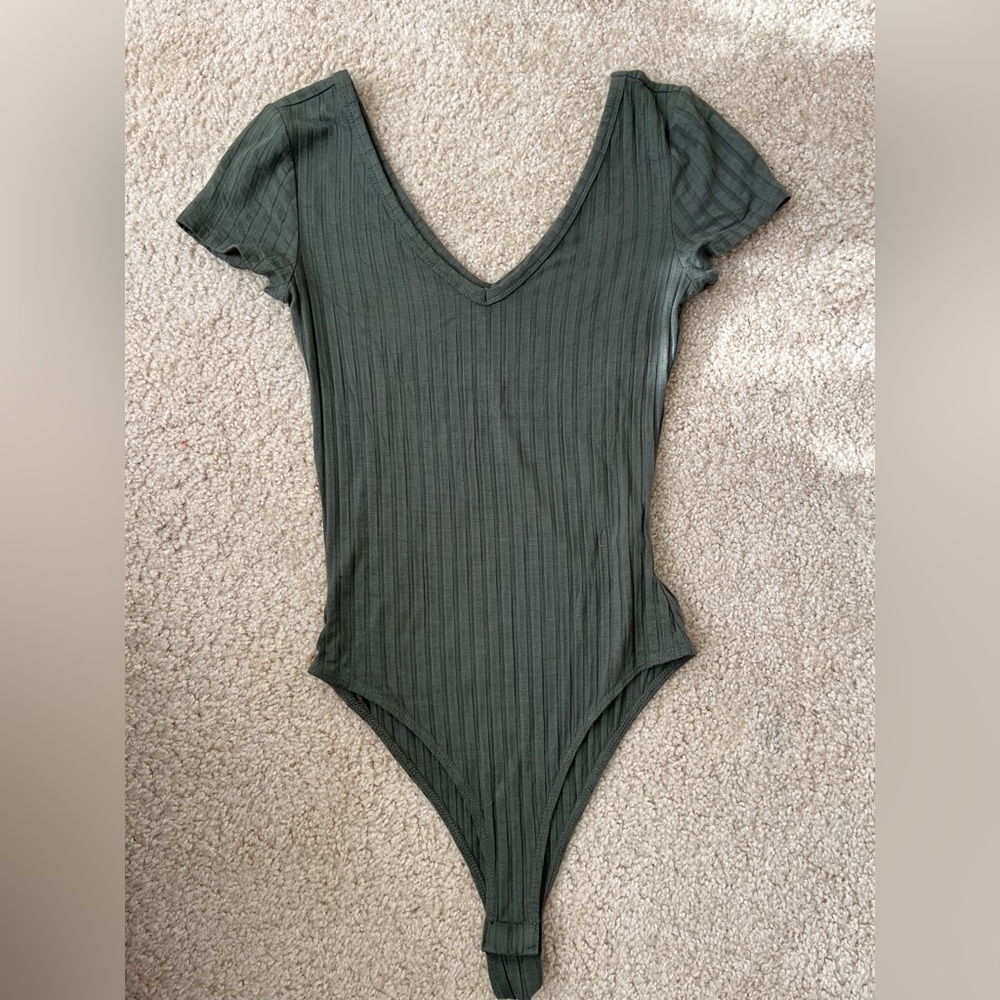 Altar’d State Army Green Bodysuit